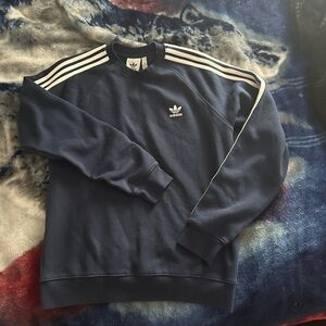 Adidas Men's Navy Blue Sweater